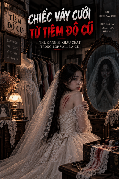 Bí ẩn chiếc váy cưới trong tiệm đồ cổ