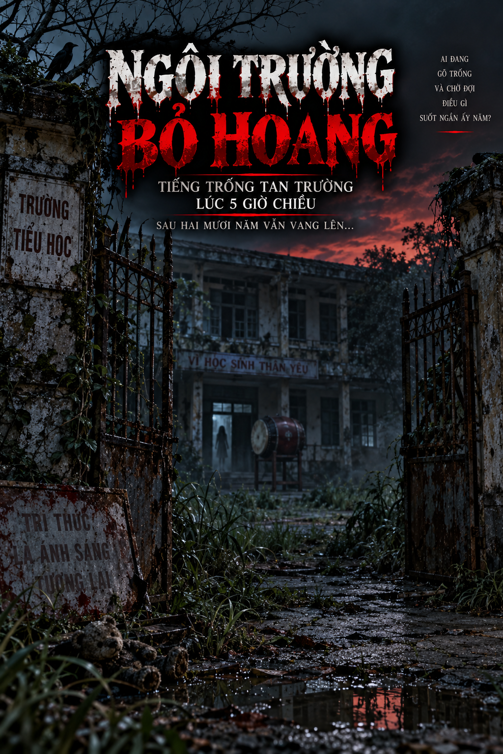 Bí ẩn ngôi trường bỏ hoang – Tiếng trống lúc 5h chiều