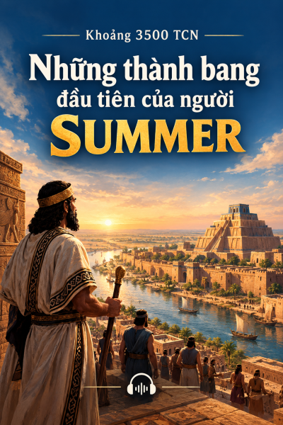 Khoảng 3500 TCN – Những thành bang đầu tiên của người Summer