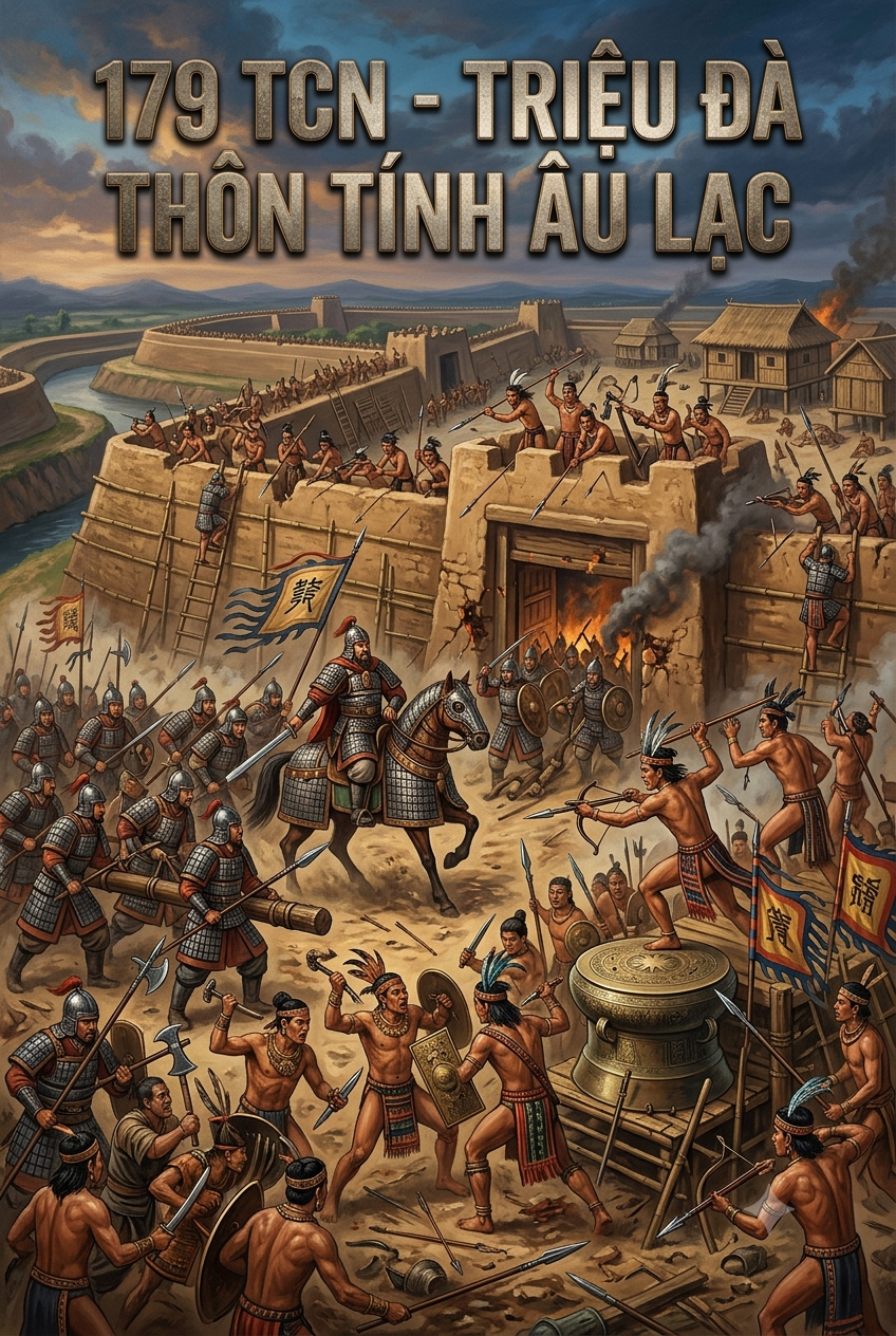 179 TCN – Triệu Đà thôn tính Âu Lạc