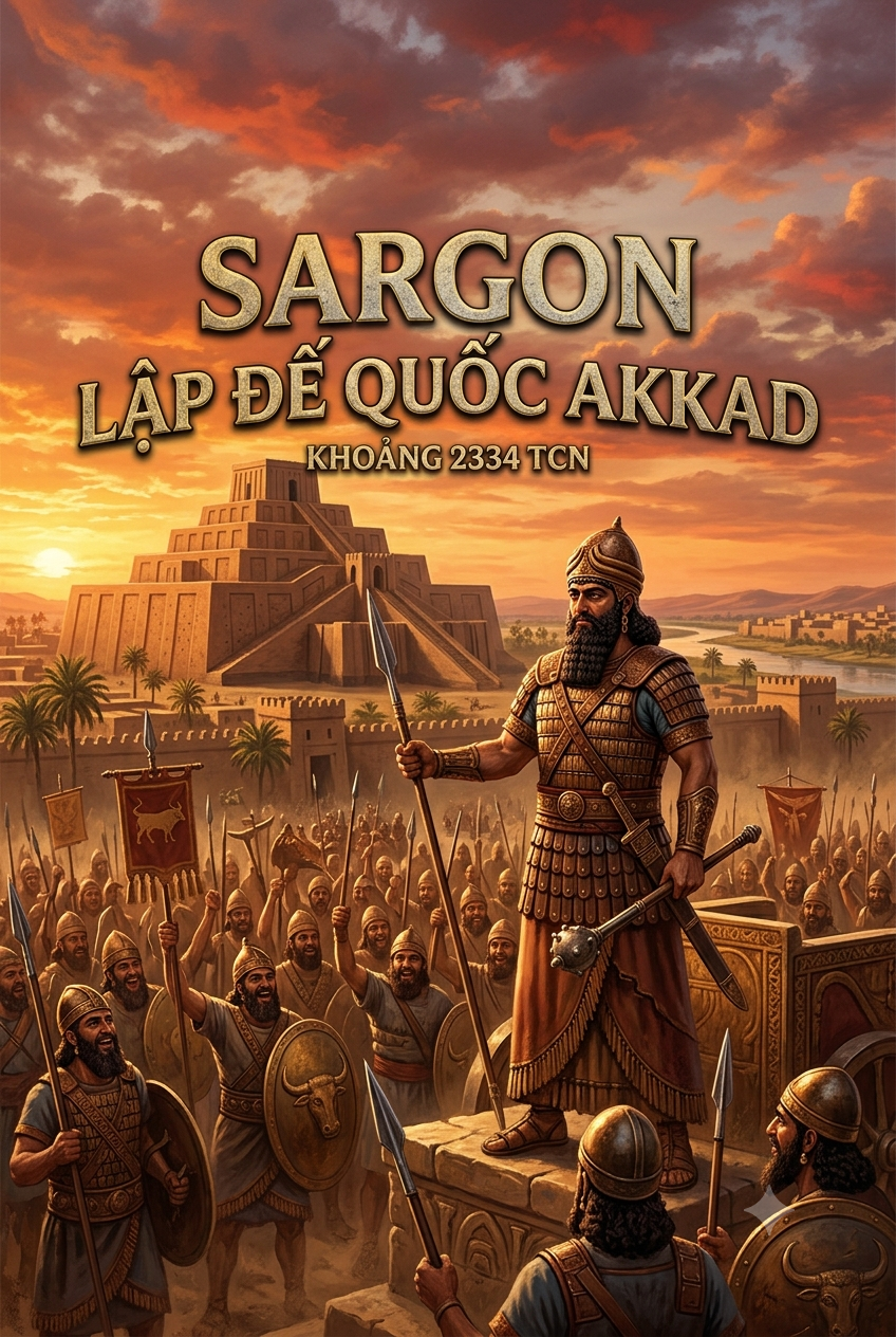 Khoảng 2334 TCN – Sargon lập Đế quốc Akkad